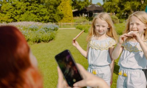 Kids at Trentham Gardens