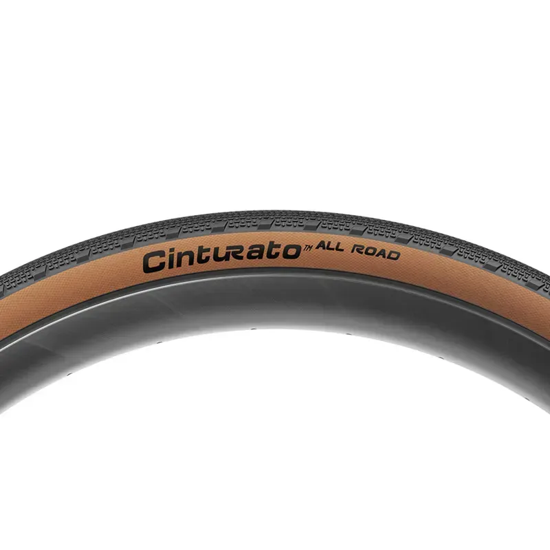Pirelli Cinturato 700x50c All Road Gravel Tyre in Black/Tanwall-4