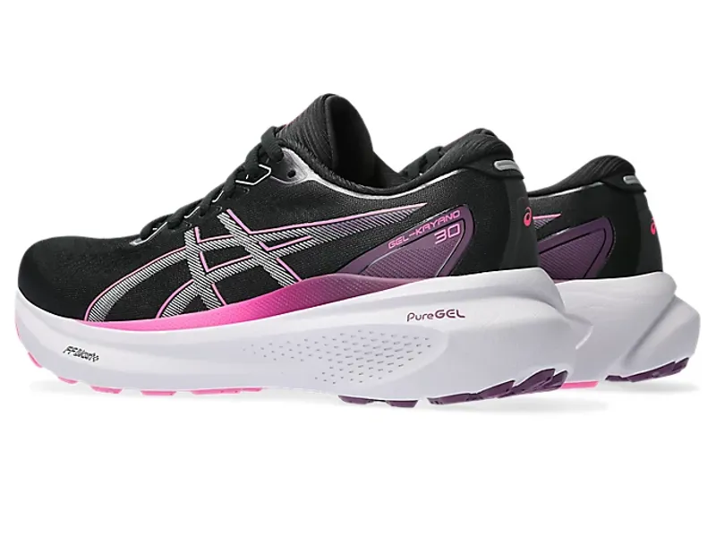 Asics Women's Gel Kayano 30 Running Shoes in Black Lilac Hint-2