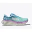 Hoka Women's Bondi 8 Road Running Shoes in Airy Blue / Sunlit Ocean