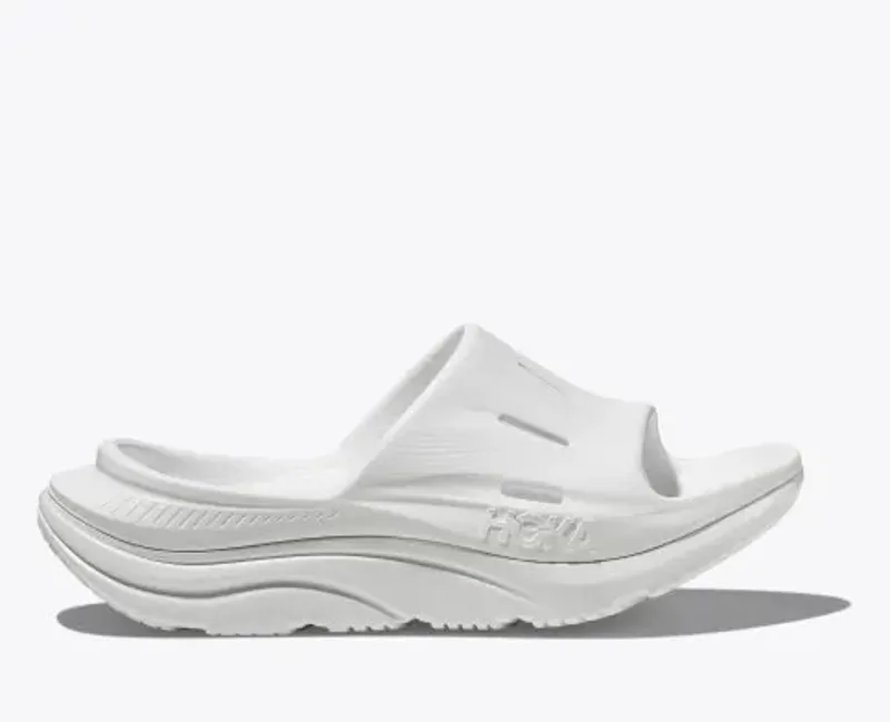 Hoka Unisex Ora Recovery Slide 3 White