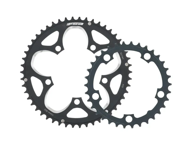 FSA 2x11 Alloy Road Chainring In Black