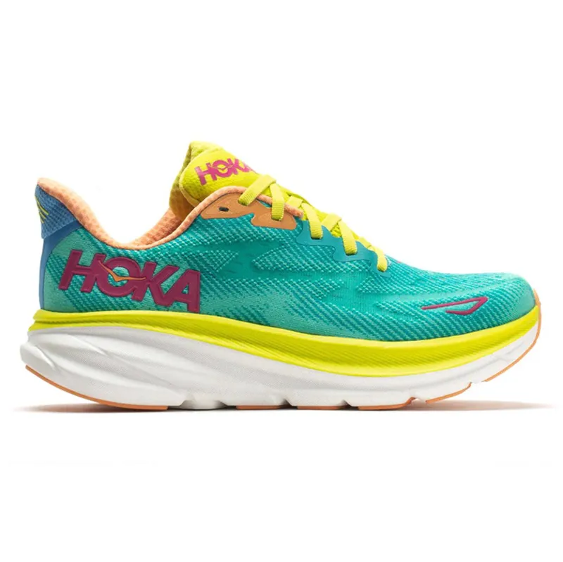 Men's Hoka Clifton 9 Running Shoe Ceramic/Primrose