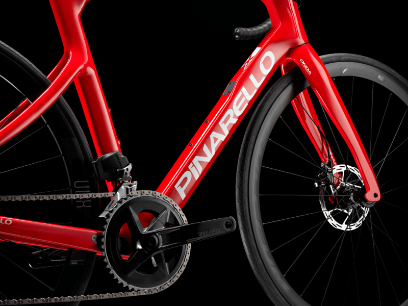 Pinarello X3 Disc 105 Di2 Fulcrum 800 Road Bike in Keen Red - 51.5CM-6