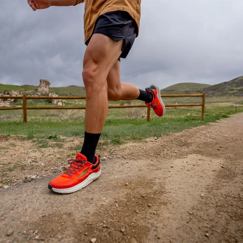 Altra Men's Outroad 2 Road and Trail Running Shoes in Black / Red-5