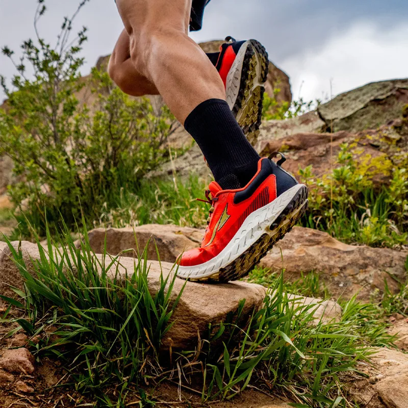 Altra Men's Outroad 2 Road and Trail Running Shoes in Black / Red-4