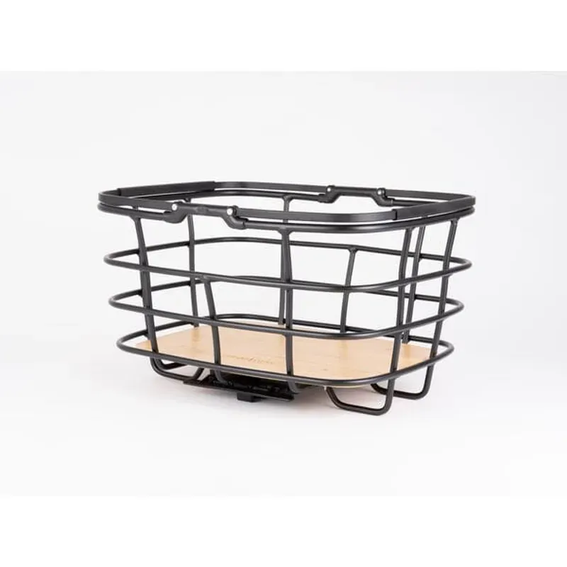 Atranvelo Duo AVS 27l Bamboo Base Basket in Black
