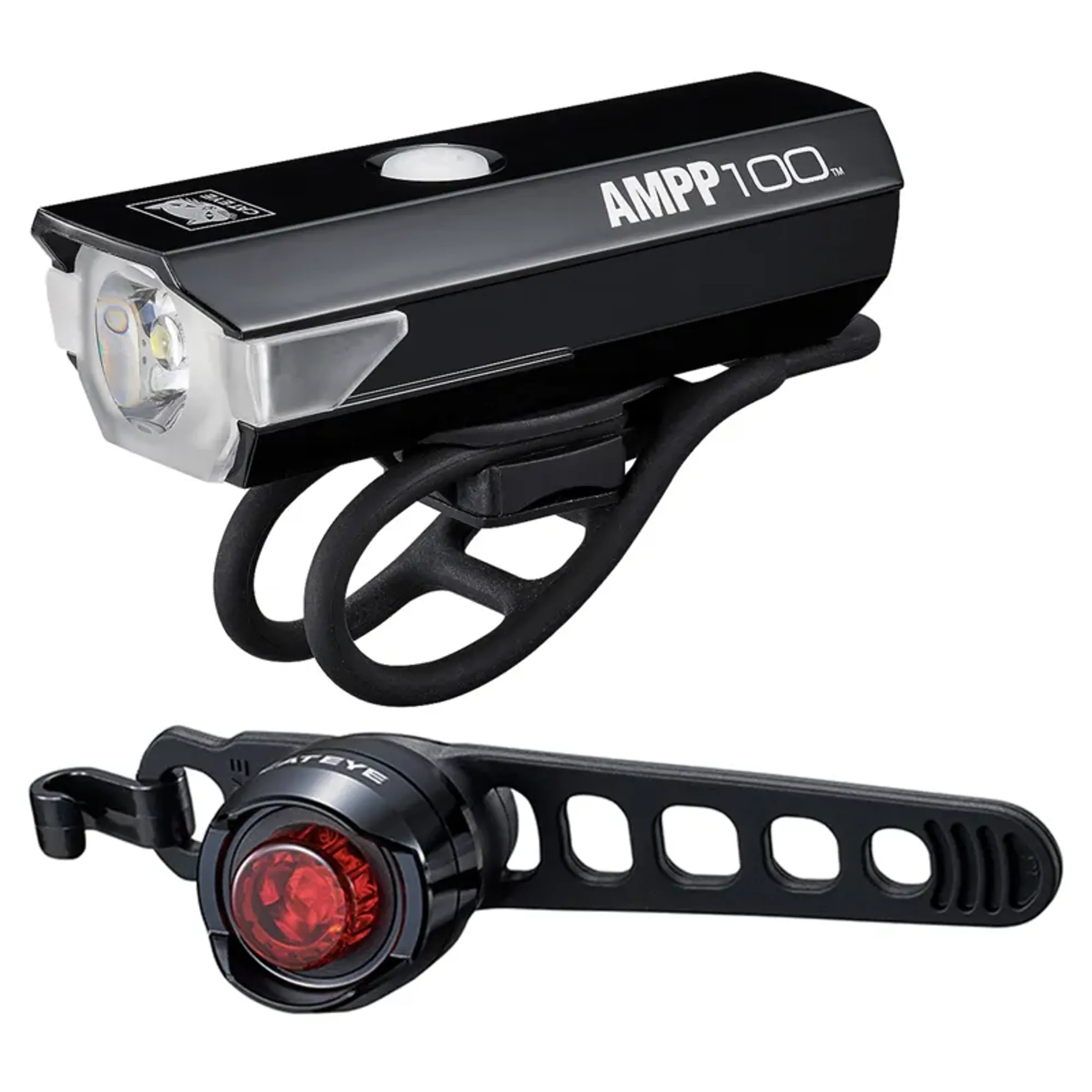 Cateye Ampp 100 Orb Bike Light Set - Main Image