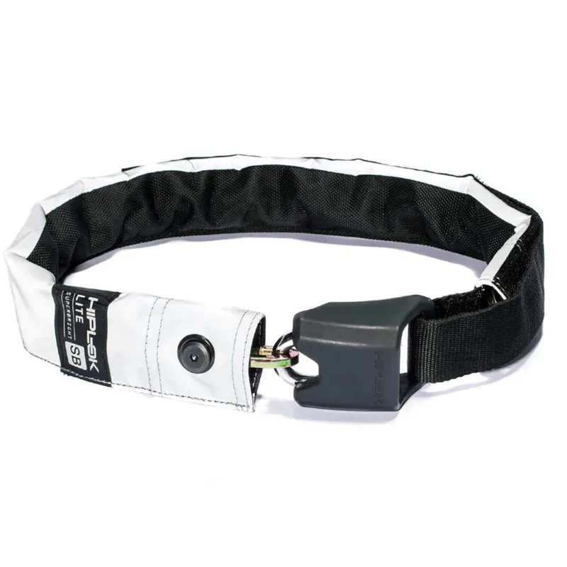 Hiplok Lite 6x750mm Wearable HiViz Chain Lock in White