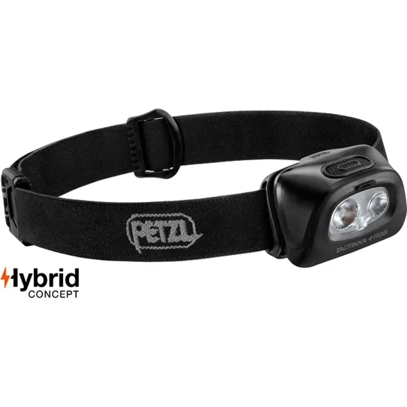 Petzl Tactikka +RGB 350 Lumen Head Torch in Black