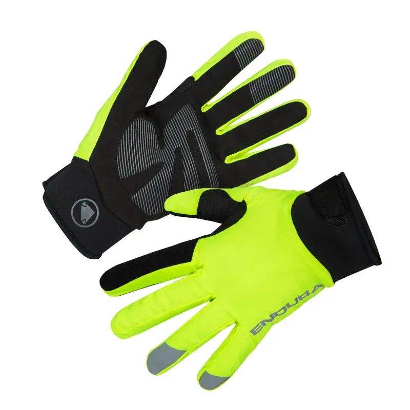 Endura Strike Womens Gloves in Yellow