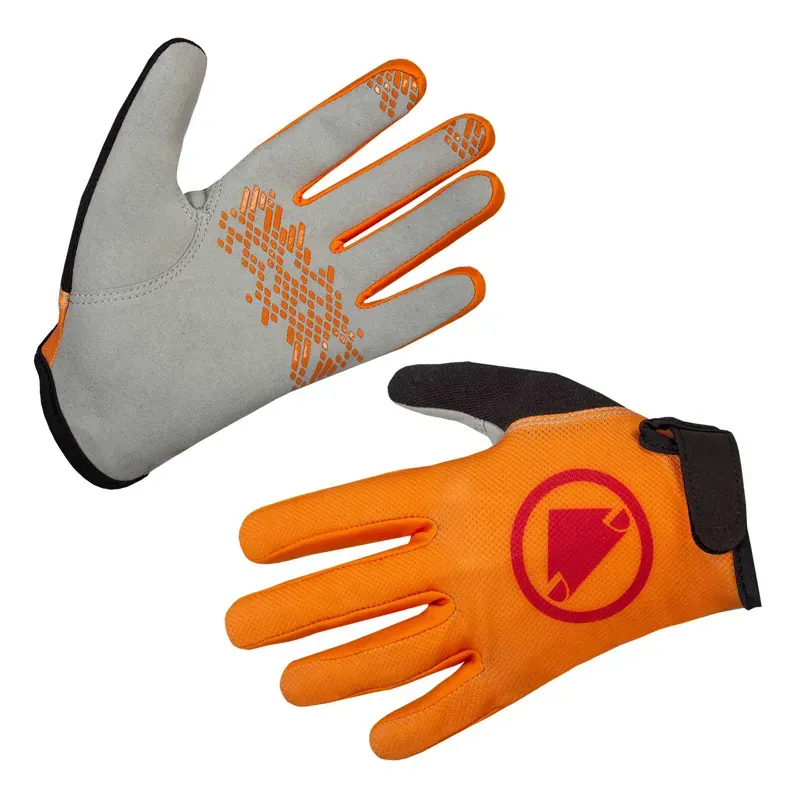 Endura Hummvee Kids Gloves in Orange