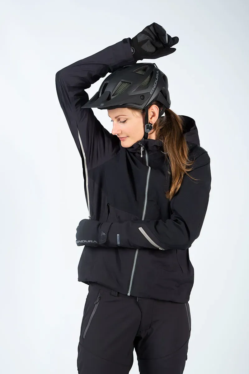 Endura MT500 Womens Waterproof Jacket in Black-5
