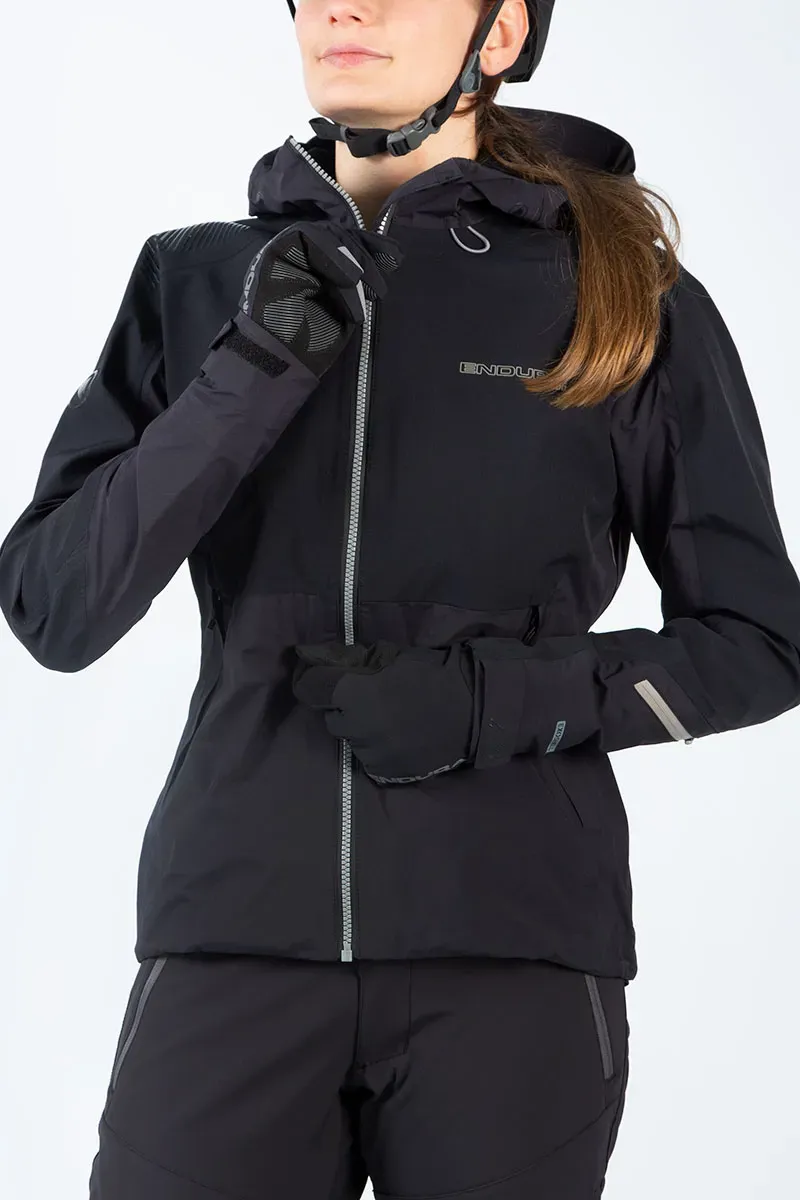Endura MT500 Womens Waterproof Jacket in Black-3