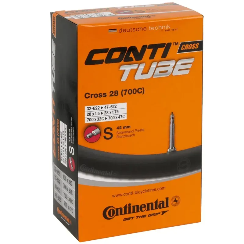 Continental Cross Inner Tube 28-inch in Orange