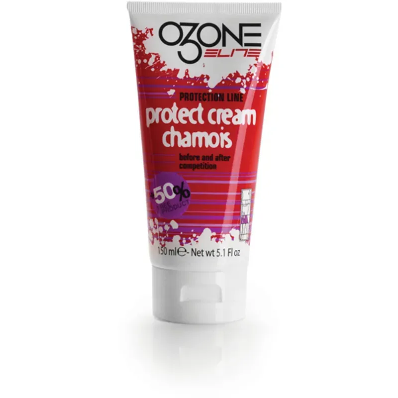 Elite Ozone Protective Chamois 150ml Cream in White