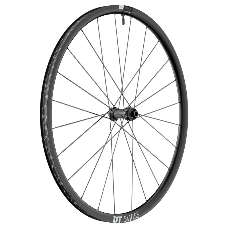 DT Swiss GR 1600 Spline DB 12x100mm 700c Front Wheel in Black