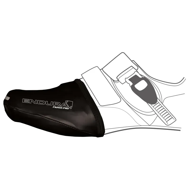Endura FS260 Pro Slick Toe Cover in Black
