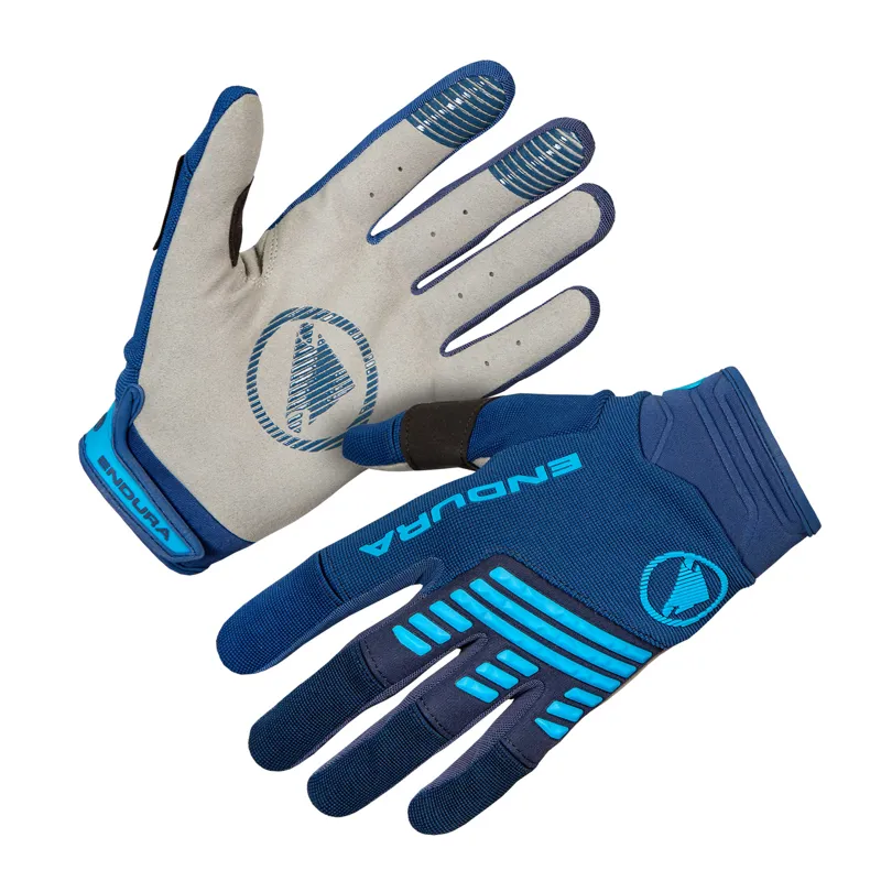 Endura SingleTrack Gloves in Ink Blue