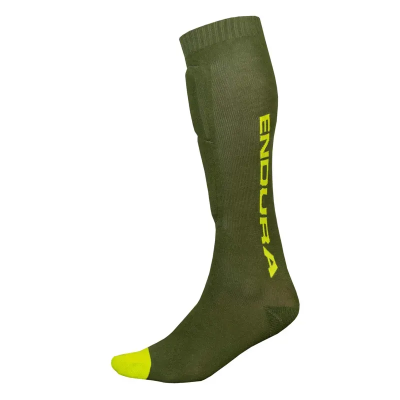 Endura SingleTrack Shin Guard Sock in Green