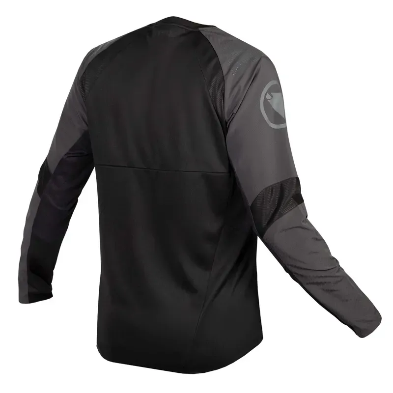 Endura MT500 Burner Long Sleeved MTB Jersey in Black-1