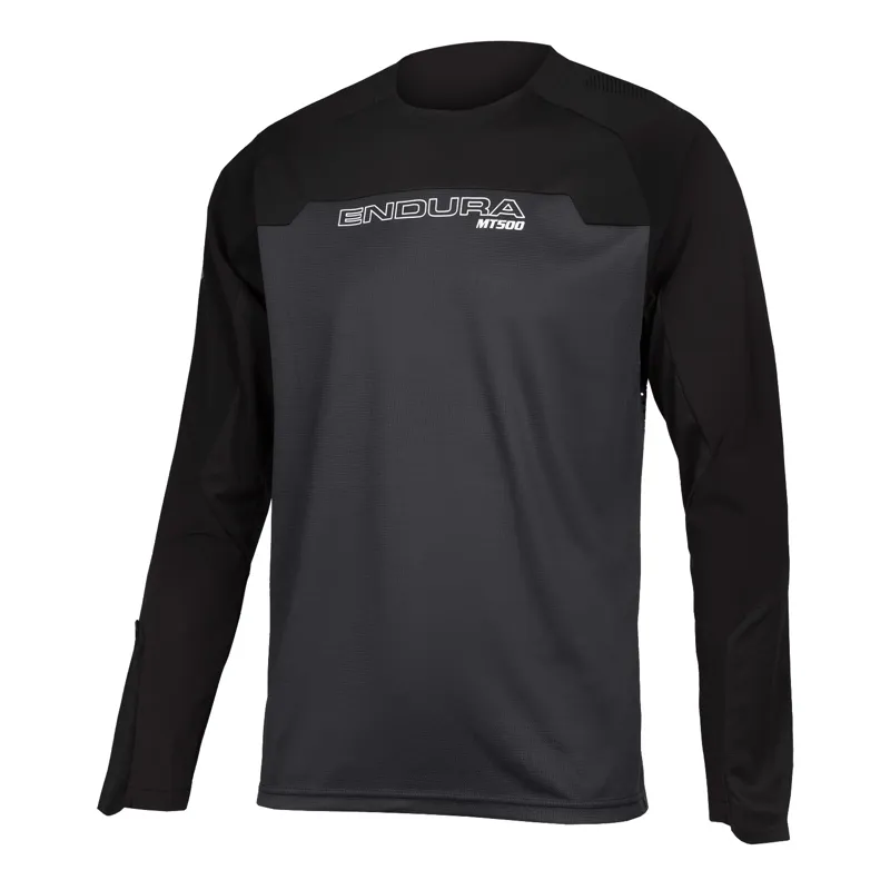 Endura MT500 Burner Long Sleeve Jersey in Black