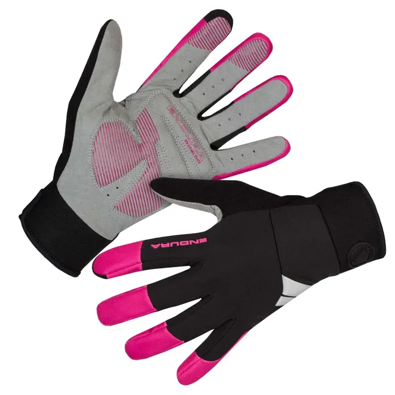 Endura Windchill Womens Gloves in Cerise