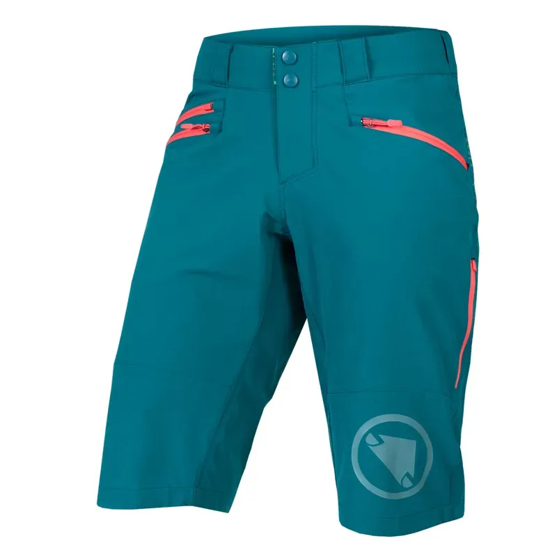 Endura SingleTrack Womens Shorts in Green 
