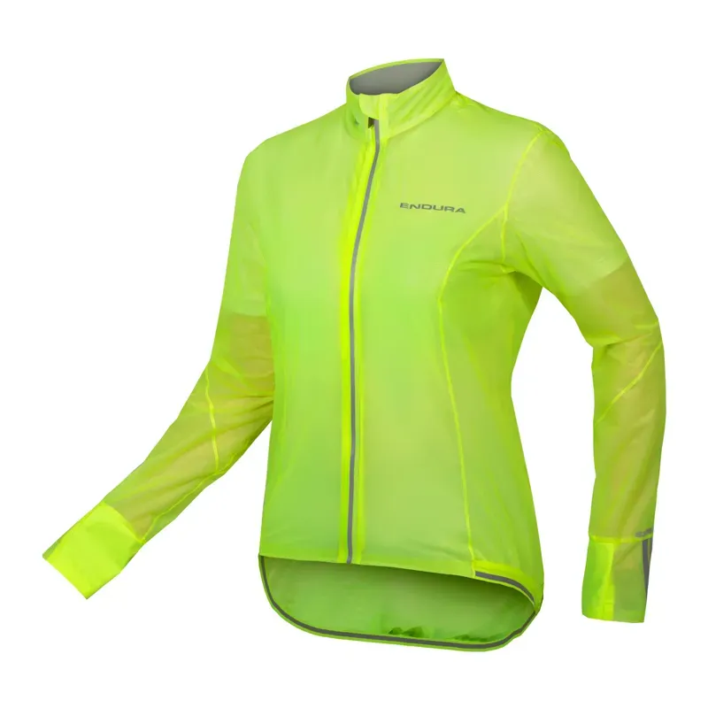 Endura Women's FS260-Pro Adrenaline Race Cape II in Hi-Viz Yellow 