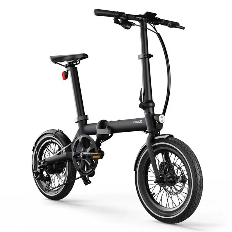 Eovolt Morning 16 Folding Electric Bike eBike in Onyx Black-4