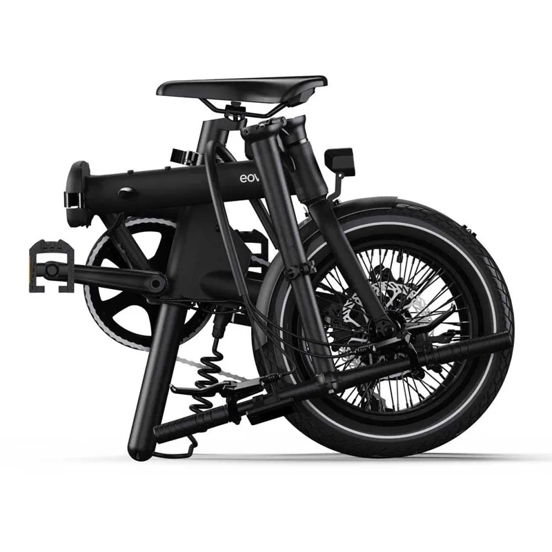 Eovolt Morning 16 Folding Electric Bike eBike in Onyx Black-3