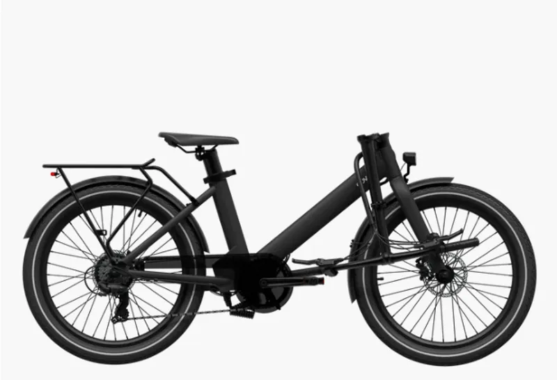 Eovolt Evening 24 Compact Electric Folding Bike in Onyx Black-2