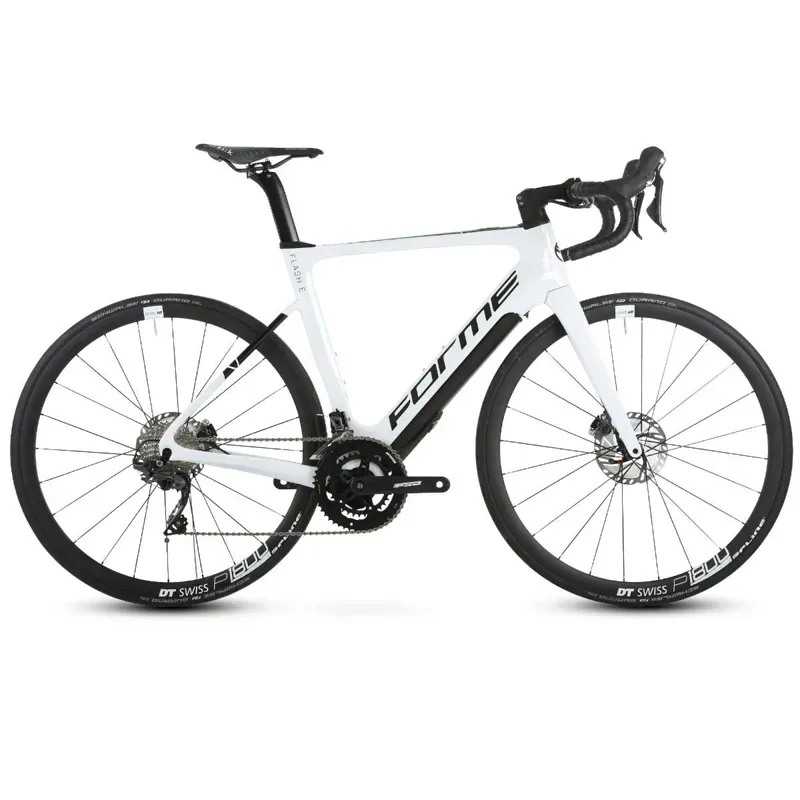 Forme Flash E Carbon Electric Road Bike in White