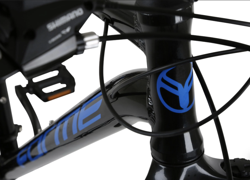 Forme Peak Trail 3 22-Inch Frame Hybrid Bike in Black and Blue-3