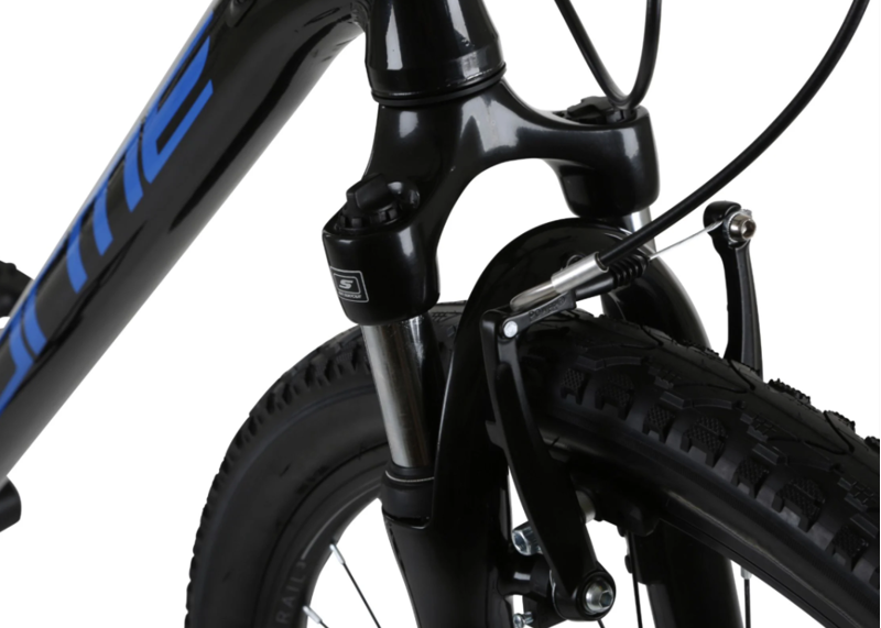 Forme Peak Trail 3 22-Inch Frame Hybrid Bike in Black and Blue-2