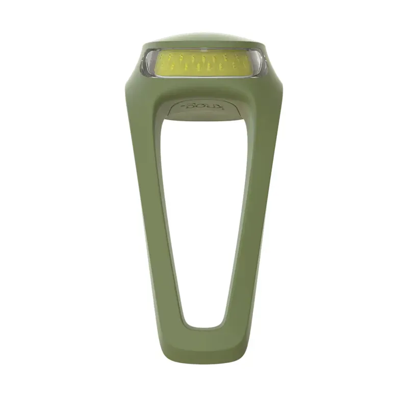 Knog Frog V3 Front Light in Army Jacket Green