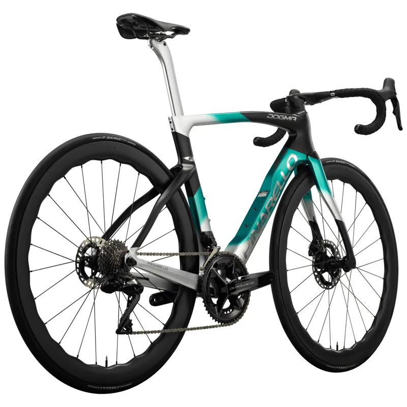 Pinarello Dogma F Disc Dura-Ace Di2 DT Swiss ARC 1450 Road Bike in Nebula Green Silver - 55CM-1
