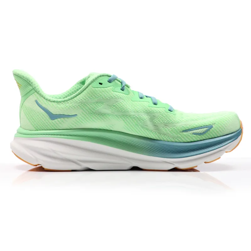 Men's Hoka Clifton 9 Running Shoe Zest Lime Glow