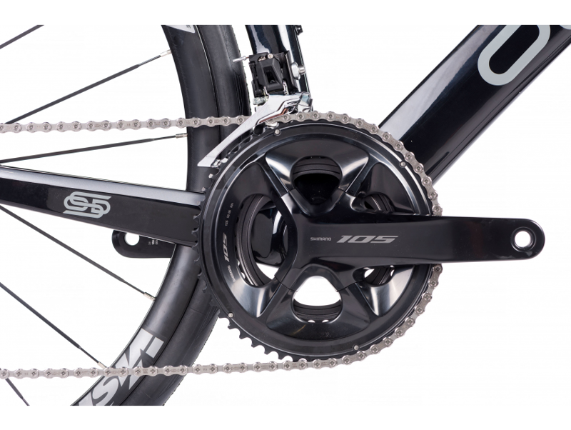 Orro Venturi EVO R7120 R800 558TT Road Bike in White/Silver Gloss - Large-2