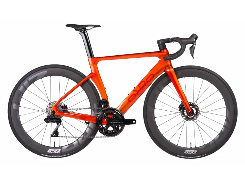Orro Venturi STC Signature Dura Ace bike in Opulent Orange - Larg