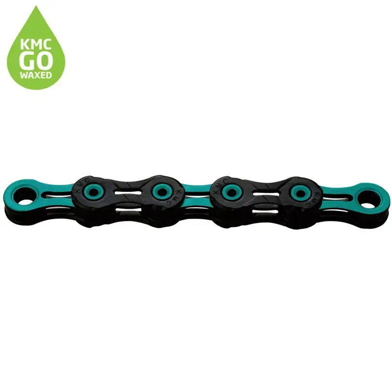 Kmc X11 DLC Waxed Chain 118L In Celeste