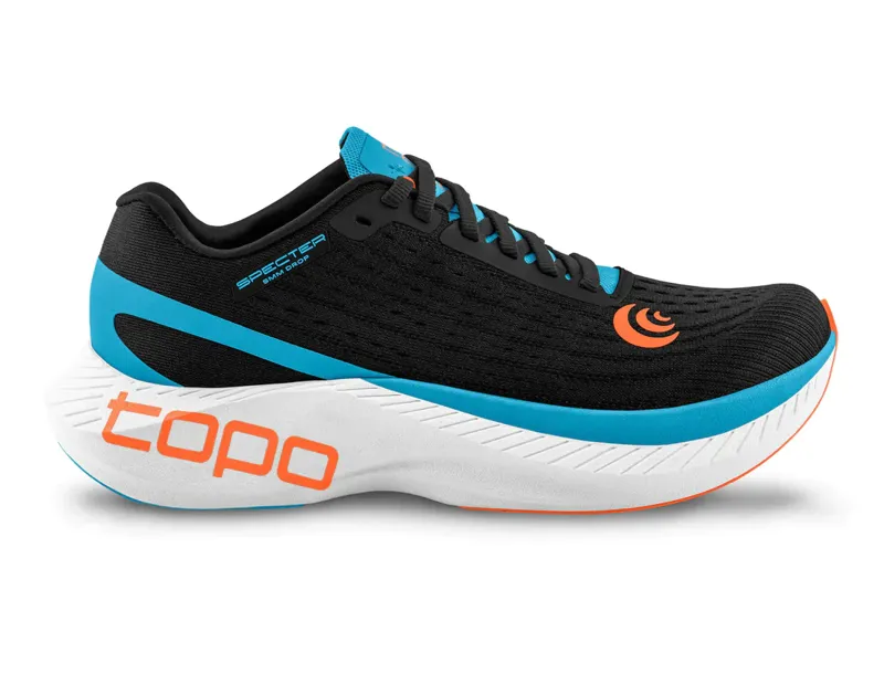 Topo Athletic Men's Specter Running Shoes in Black/Blue