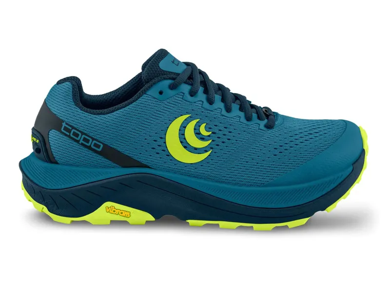 Topo Athletic Men's Ultraventure 3 Trail Running Shoes in Blue/Lime