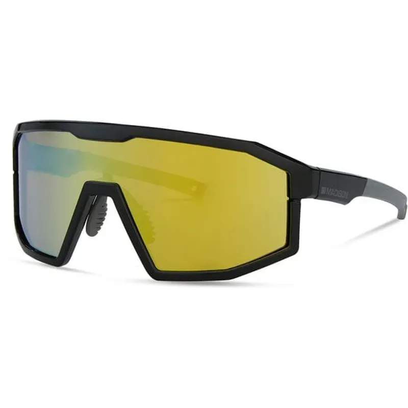 Madison Enigma Cycling Glasses in BK/BZ Mirror Black