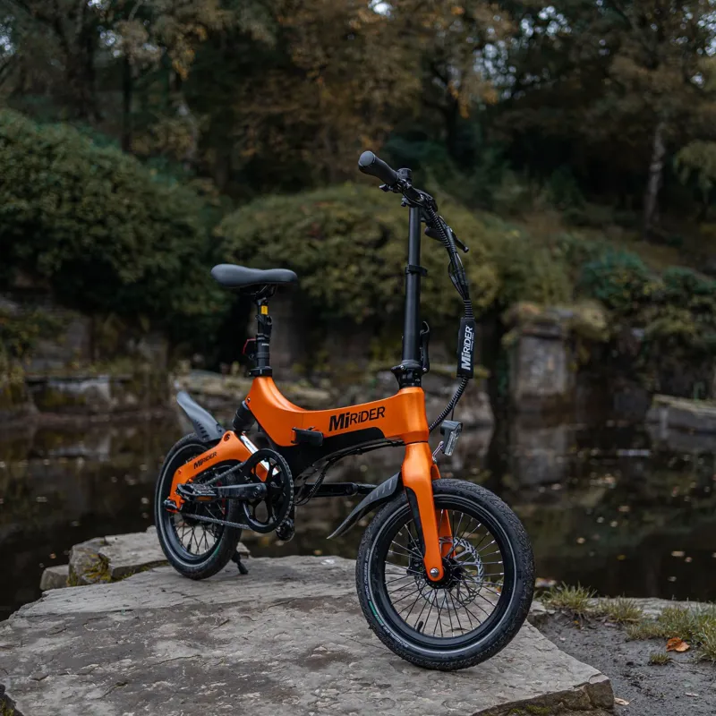 MiRiDER 16 Folding Electric Bike in Solar Orange-3