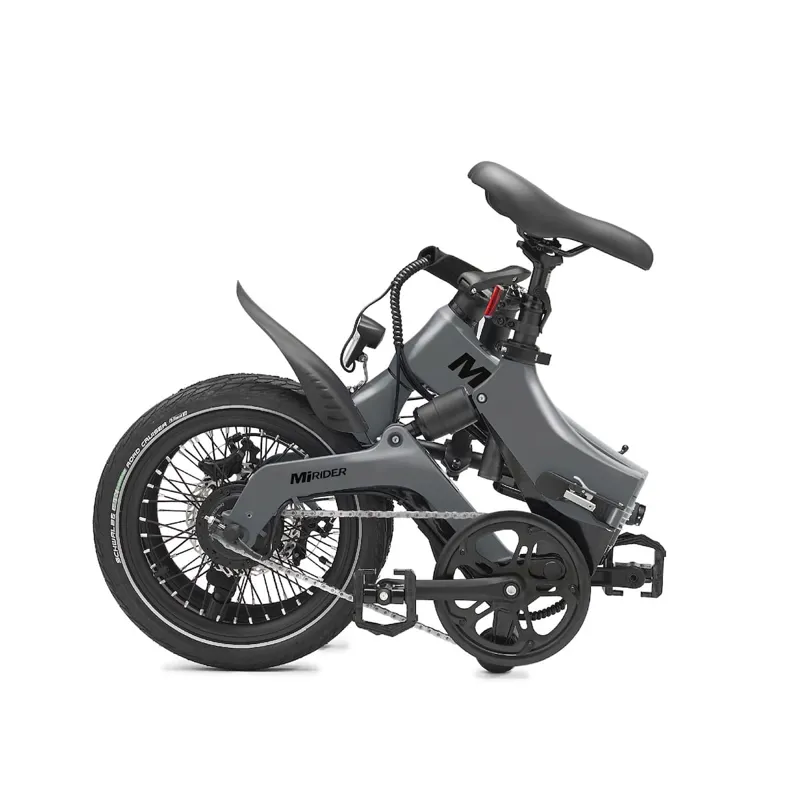 MiRiDER 16 Folding Electric Bike in Onyx Grey-1
