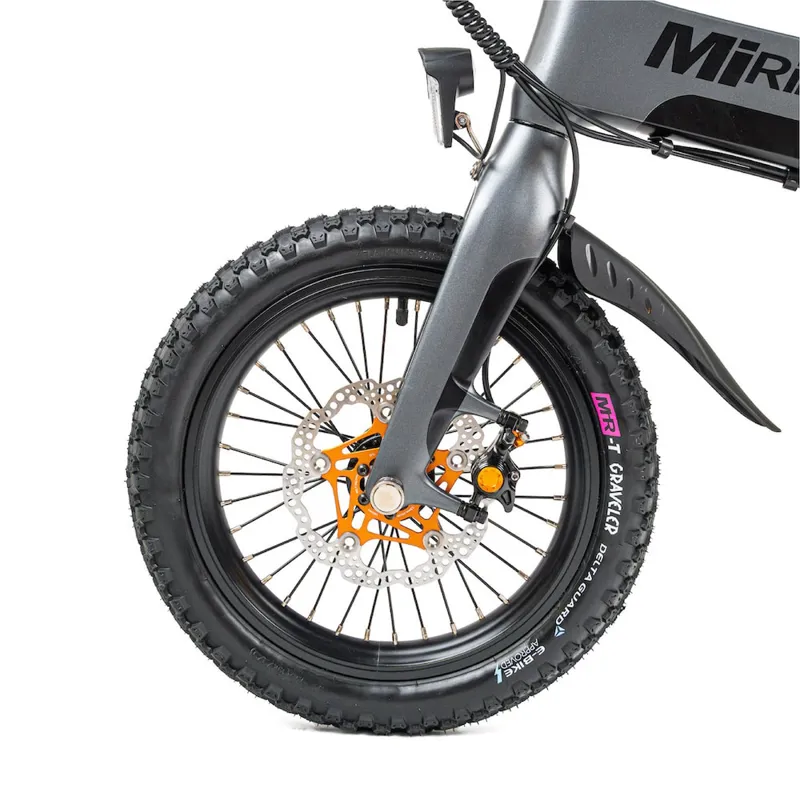 MiRiDER 16 Folding eBike in Onyx Grey - Hope Edition-9