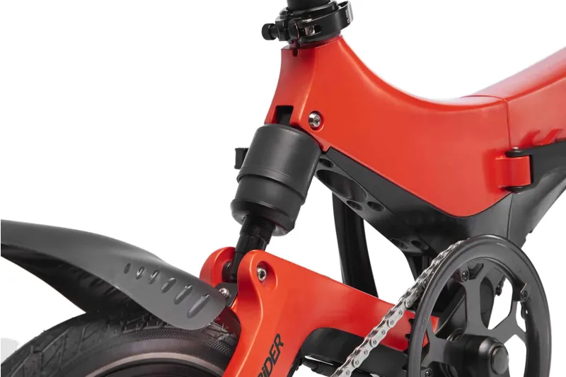 MiRiDER One Electric Folding eBike in Eclipse Red-4