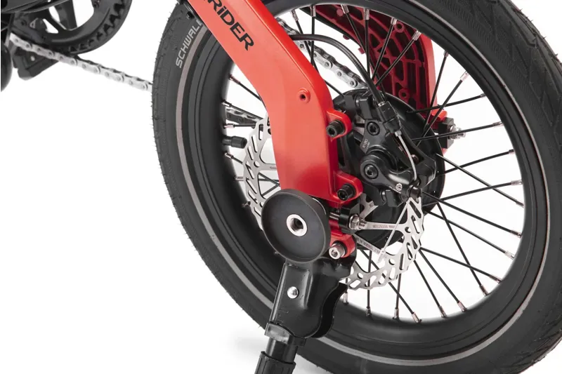MiRiDER One Electric Folding eBike in Eclipse Red-2