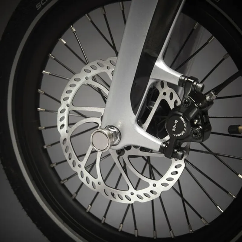 MiRiDER GB3 Folding Electric Bike in Platinum Silver-5